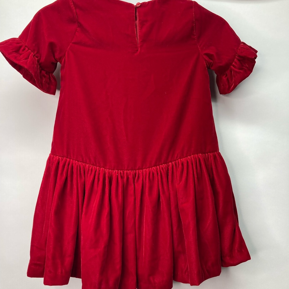 Gymboree red velvet Christmas dress size 5
